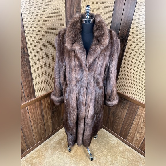 BIRGER CHRISTENSEN SAKS FIFTH AVENUE SOJUZPUSHNINA RUSSIAN SABLE FUR COAT JACKET - Picture 1 of 14